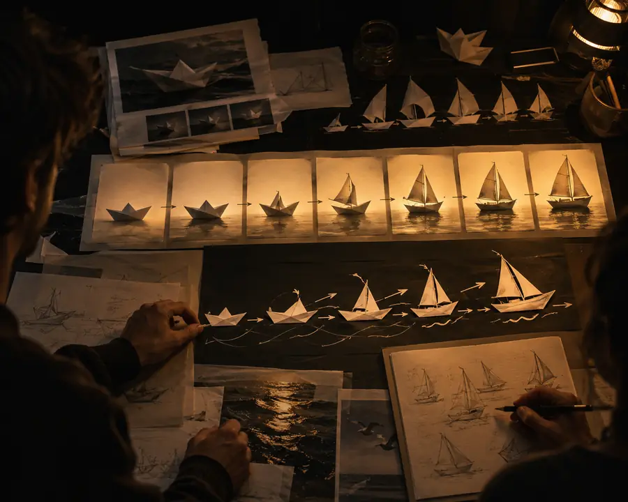 Still visual concept prepared for animation